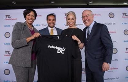 Mayor Bowser and Childrens' National officials