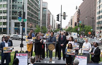 Mayor Bowser Highlights Investment to Transform Downtown DC with K Street 